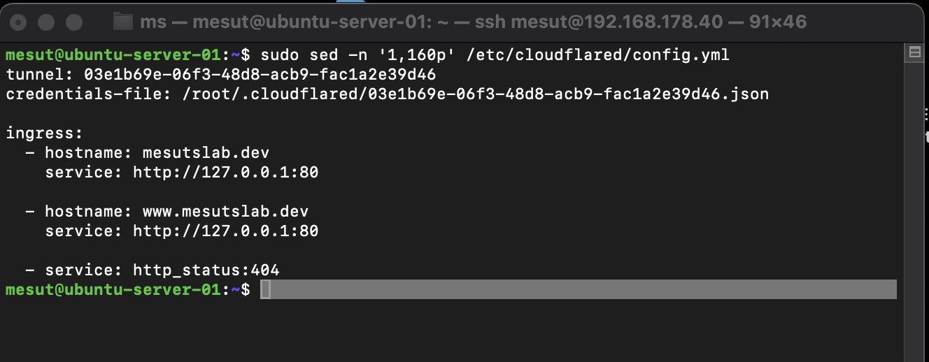 cloudflared config.yml